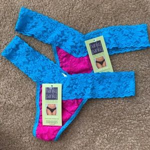 Two pairs of Hanky Panky Low Rise Thongs